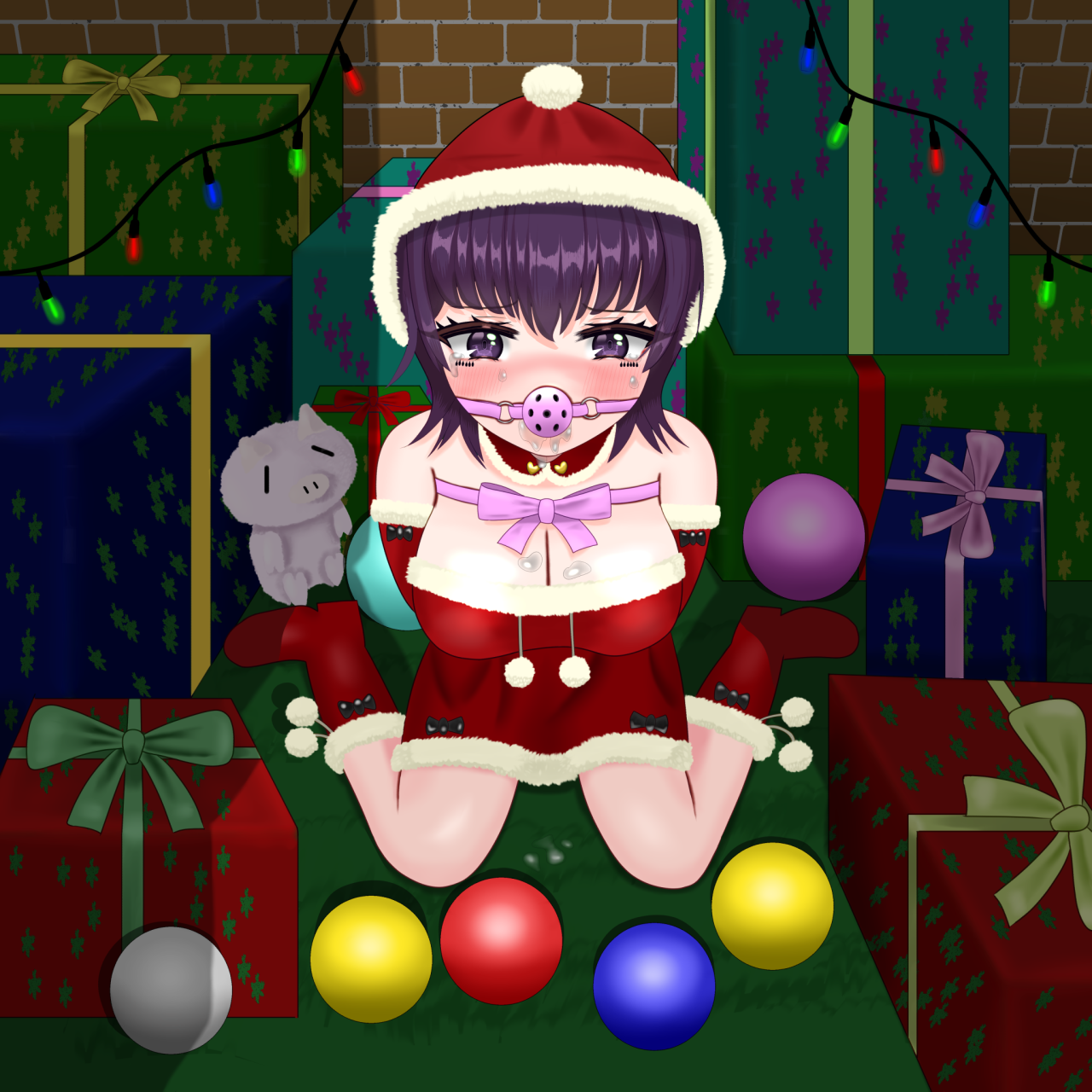 【TSF】女体化・拘束されたTSっ娘のイラスト