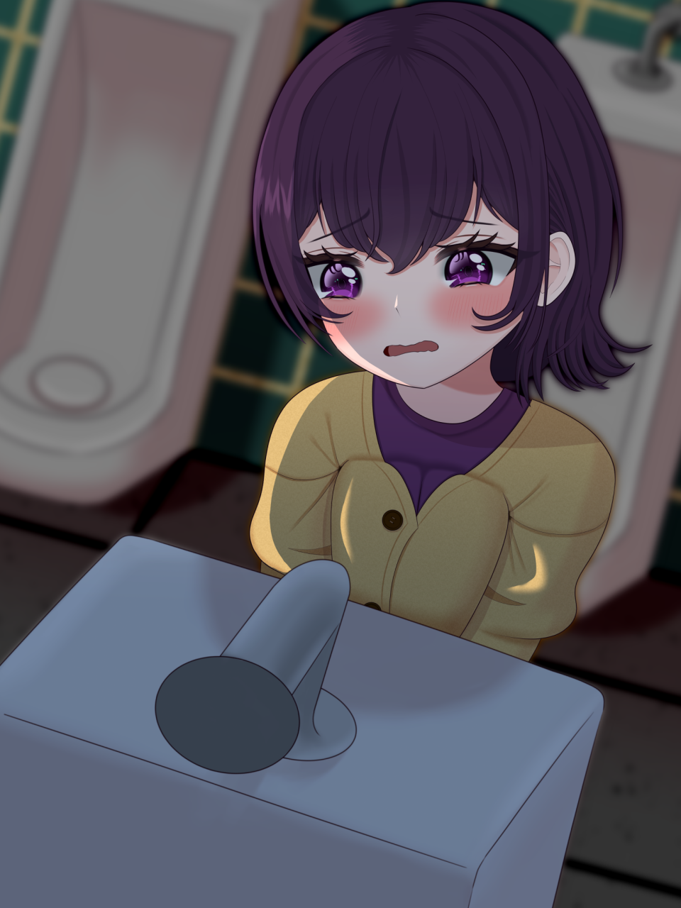 【TSF】小便器でのイラスト